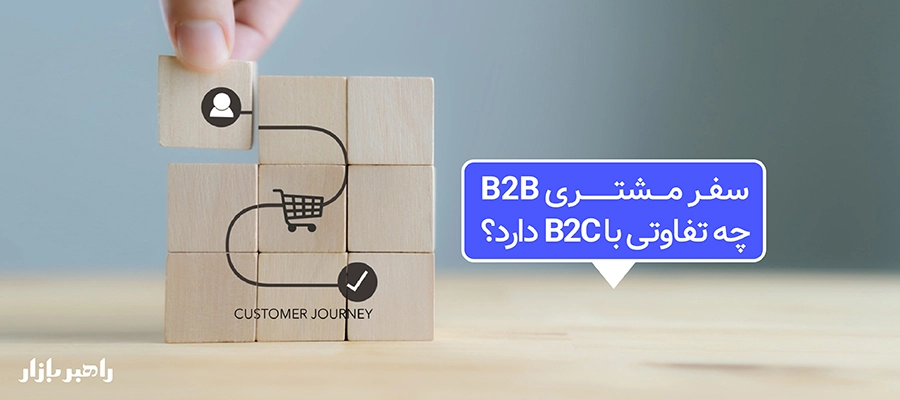 سفر مشتری b2b و سفر مشتری b2c